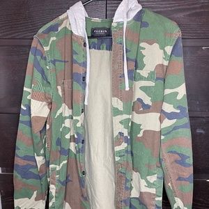 Camo Pacsun Long Sleeve Shirt